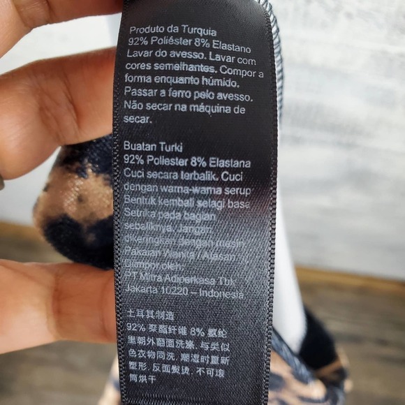 Topshop Tie Dye High Rise Bell Bottom Flared Retro Velvet Pants Size 8 - Picture 8 of 9